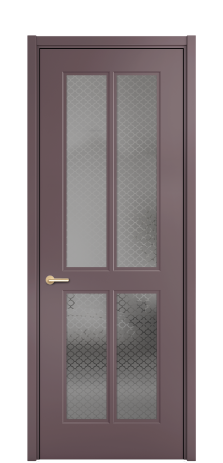 Дверь межкомнатная Паола 3 Цвет Лиловый Покрытие ЭМАЛИ Эмаль Наличник L 50 Цена 50672