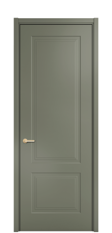 Дверь межкомнатная Рино 2 Цвет Зеленый Покрытие ЭМАЛИ Эмаль Наличник L 50 Цена 44431