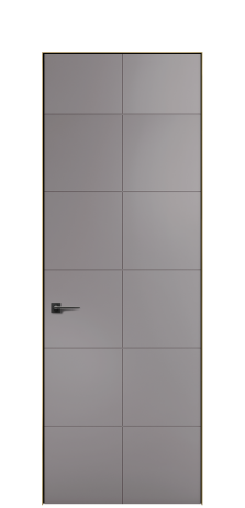 Дверь межкомнатная Линия 03 Цвет Ирис Покрытие ЭМАЛИ Эмаль Наличник  Скрытый короб золото Цена 43700