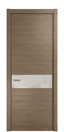 Дверь межкомнатная Ветро 11 Цвет Дуб Кофе Покрытие ШПОН Дуб с эффектами Наличник L 75 Цена 57804