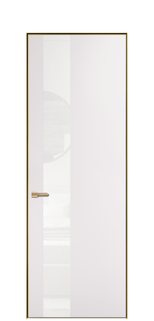 Дверь межкомнатная Ветро 14 Цвет Крем Покрытие ЭМАЛИ Эмаль Наличник Скрытый короб золото Цена 50197
