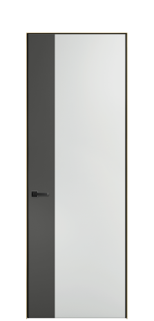 Дверь межкомнатная Дуэт 19 Цвет Облачный Покрытие ЭМАЛИ Эмаль Наличник Скрытый короб золото Цена 55213