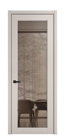 Дверь межкомнатная Страда 11 Цвет Дымчатый Покрытие ЭМАЛИ Эмаль Наличник  L 50 Цена 52901
